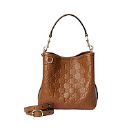 GUCCI-815118 1000 구찌 블랙 GG 엠블럼 스몰 버킷백