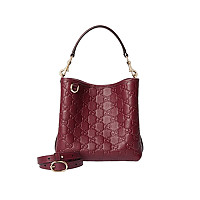 GUCCI-815118 1000 구찌 블랙 GG 엠블럼 스몰 버킷백