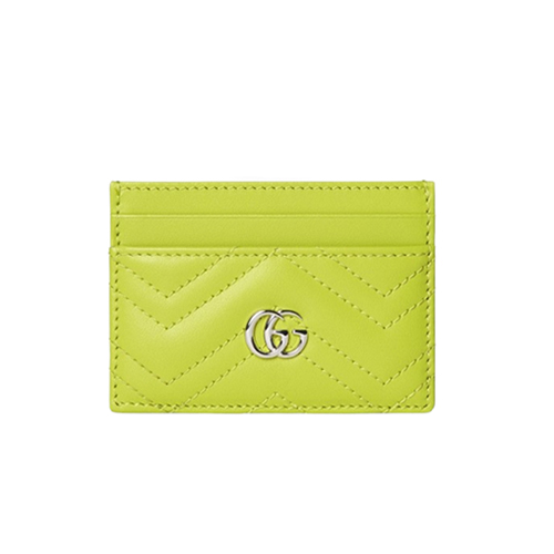 GUCCI-443127 3520 구찌 브라이트 그린 GG 마몽 카드 케이스