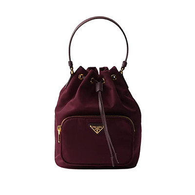 [스페셜오더]PRADA-1BH038 프라다 옐로우 가죽 듀엣 스몰 버킷백