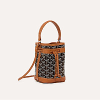 [스페셜오더]GOYARD-01CL01P 고야드 PETIT FLOT 쁘띠 플롯 버킷백 블랙 미니