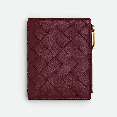 [스페셜오더]BOTTEGA VENETA-742330 보테가 베네타 스몰 인트레치아토 폴더형 지갑 바콜로
