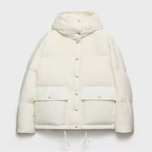 PRADA-112401 프라다 2025 가을/겨울 신상 미디엄 기장 후드 퀼팅 패딩 여성용