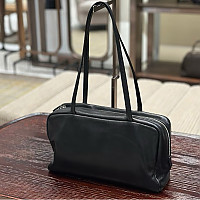 [스페셜오더]THE ROW-1887 더 로우 Astra 아스트라 볼링 나파 가죽 다크브라운