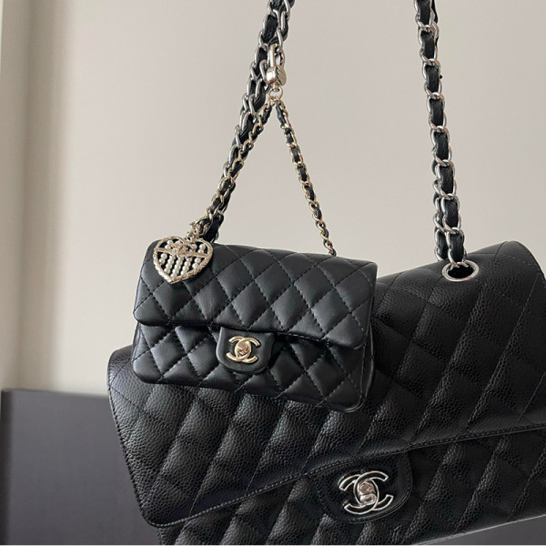 [스페셜오더]CHANEL-1119 샤넬 25A 메종드 아뜰리에 시리즈 미니 CF 백참 블랙