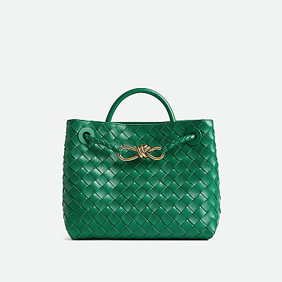 [스페셜오더]BOTTEGA VENETA-743568 보테가 베네타 페일 브라운 안디아모 스몰 탑 핸들 백 25CM(766014 동일제품)