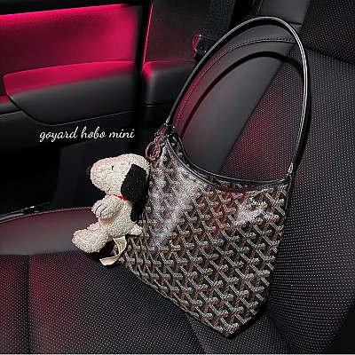[스페셜오더]GOYARD-1229 고야드 블랙 호보 백 PM 고야드페이크쇼핑몰