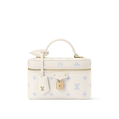 LOUIS VUITTON-M25219 루이비통 화이트 모노그램 램스킨 베니티 PM