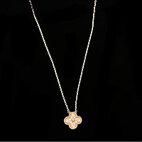 VAN CLEEF ARPELS-VCARP4 반클리프 로즈 골드/핑크 빈티지 알함브라 펜던트