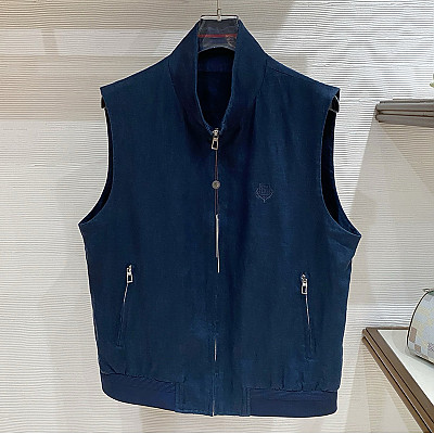 Loro Piana-03253 로로피아나 올드머니 스타일 LP 프리미엄 린넨 원단 조끼 베이지 남성용