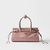 [스페셜오더]PRADA-1BA486 프라다 보니 스몰 데님 및 블랙가죽 핸드백