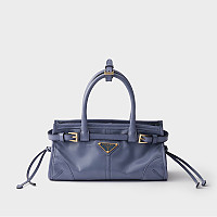 [스페셜오더]PRADA-1BA486 프라다 보니 스몰 데님 및 블랙가죽 핸드백