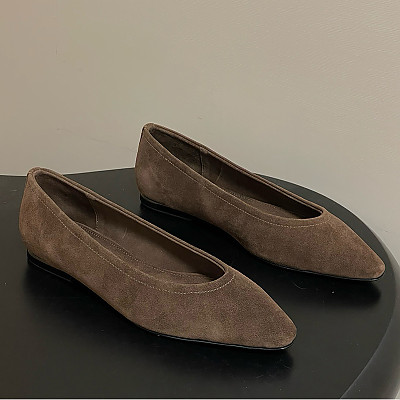 Loro Piana-052720 로로 피아나 스웨이드 발레 플랫 슈즈 여성용 (4컬러)