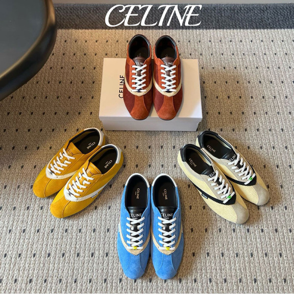 CELINE-08172 셀린느 2026SS 초가을레트로 컬러 트레이닝화