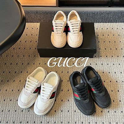 GUCCI-09036 구찌 2026NEW 패치워크 빈티지 캐주얼 스니커즈