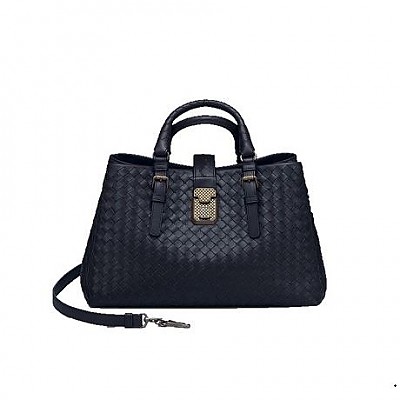 BOTTEGA VENETA-489509 보테가 베네타 다크 바를로 인트레치아토 카프 스몰 로마 백