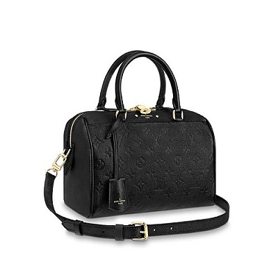 [스페셜오더]LOUIS VUITTON-M55423 루이비통 블랙/코클리코 레드 모노그램 시어링 스피디 반둘리에 25