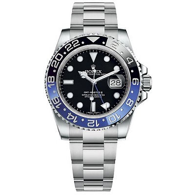 ★[AR팩토리]ROLEX-롤렉스 GMT-마스터 II 세라믹 베젤 에버로즈 골드 블랙 40mm