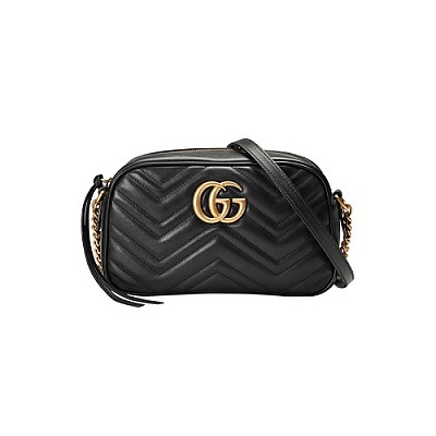 [스페셜오더]GUCCI-447632 1000 구찌 블랙 GG 마몽 마틀라세 스몰 숄더백