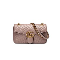 [스페셜오더]Gucci-‎446744 구찌 페일 그린 GG 마몽 미니 숄더백 22cm