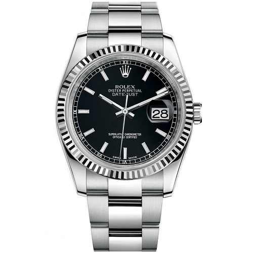 [스페셜오더]ROLEX-롤렉스 데이트저스트 데이트 스틸 블랙다이얼 남자시계41mm