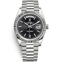 [스페셜오더]ROLEX-롤렉스 데이-데이트 스틸 실버다이얼 남자 시계 40mm