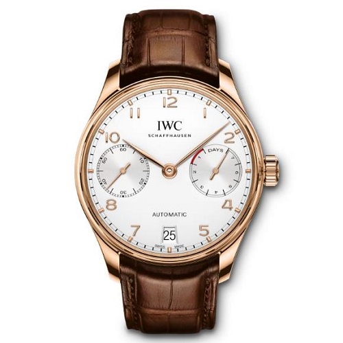 [스페셜오더]IWC-IW500701 아이더블유씨 포르투기저 오토매틱 레드 골드 실버다이얼 명품페이크시계42mm