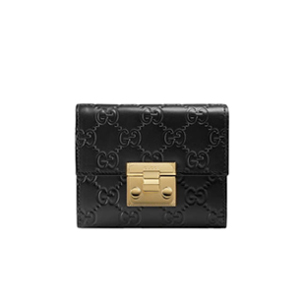 GUCCI-453155 9022 구찌 패드락 시그니처 가죽 지갑 화이트