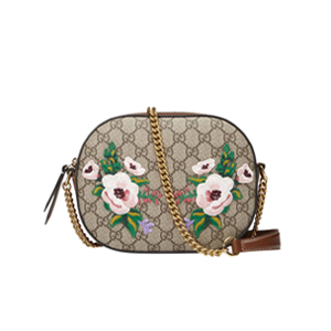 GUCCI-409535 8526 구찌 GG 수프림 캔버스 미니 체인 숄더백