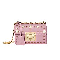 [스페셜오더]GUCCI-432182 1088 구찌 페들락 블랙 스몰 펄 스터드 장식 숄더백