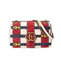 [스페셜오더]GUCCI-443496 2807 구찌 GG Marmont 토프 벨벳 미디엄 숄더백