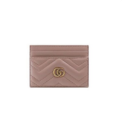 [스페셜오더]GUCCI-443127 5554 구찌 GG 마몽 마틀라세 핑크 카드 홀더