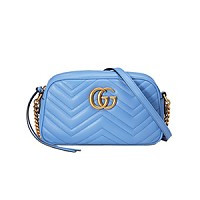 [스페셜오더]GUCCI-447632 2807 구찌 GG Marmont 토프 벨벳 스몰 숄더 백