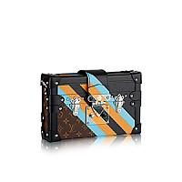 [스페셜오더]LOUIS VUITTON-M52737 루이비통 모노그램 트롱프뢰유 디테일 쁘띠뜨 말 트렁크 미니 핸드백