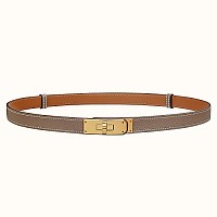 [스페셜오더]HERMES-H0698 에르메스 블랙 켈리 18 벨트 금장 EPSOM가죽