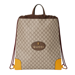 GUCCI 473872-8863 구찌 쿠리에 소프트 GG 수프림 드로우스트링 백팩