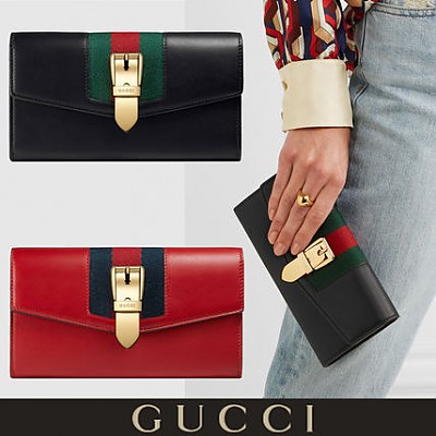 [스페셜오더]GUCCI-476084 9165 구찌 실비 하트 프린트 장지갑