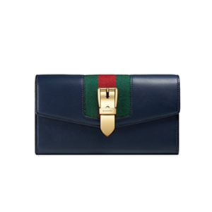 [스페셜오더]GUCCI-476084 8454 구찌 실비 Web 화이트 장지갑