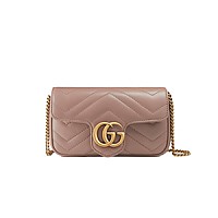 GUCCI-476433 1000 구찌 블랙 페이턴트 가죽 GG 마몽 수퍼 미니백