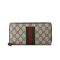 [스페셜오더]GUCCI-408831 1060 구찌 시그니처 Web 지피 어라운드 장지갑