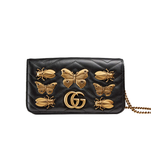 [스페셜오더]GUCCI-488426 5909 구찌 핑크 GG 마몽 체인 미니백