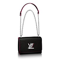 [스페셜오더]LOUIS VUITTON-M52503 루이비통 블랙 에삐 레더 LV 참 장식 트위스트 MM