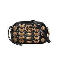 [스페셜오더]GUCCI-447632 2807 구찌 GG Marmont 토프 벨벳 스몰 숄더 백