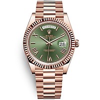 [스페셜오더]ROLEX-롤렉스 데이-데이트 스틸 실버다이얼 남자 시계 40mm