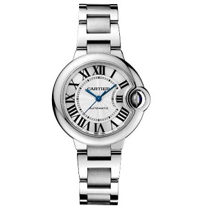 [스페셜오더]Cartier-까르띠에 발롱 블루 드 쿼츠 다이아 인덱스 레이디스 워치28mm