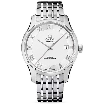 [스페셜오더]OMEGA-오메가 드빌 아워 비전 크로노미터 스틸 블루 드레스 워치 41mm