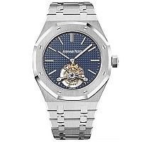 [스페셜오더]Audemars Piguet-오데마 피게 로얄 오크 뚜르비용 엑스트라-씬 핑크 골드 블루다이얼 워치41mm