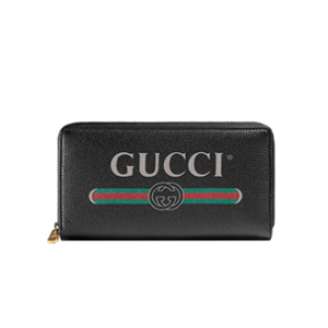 [스페셜오더]GUCCI-496317 8840 구찌 프린트 로고 핫핑크 지퍼 어라운드 이미테이션장지갑