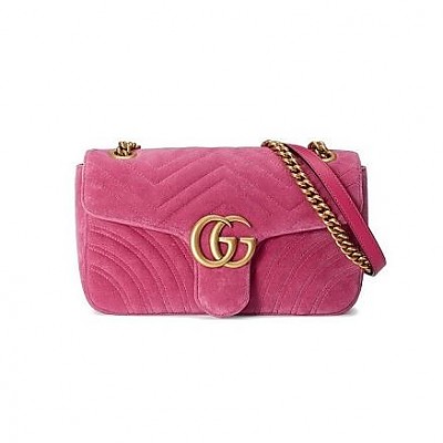 [스페셜오더]Gucci-443497 구찌 블랙 GG 마몽 스몰 숄더백 26cm