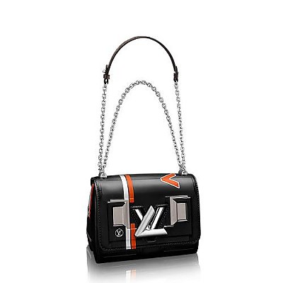 [스페셜오더]LOUIS VUITTON-M42449 루이비통 에삐레더 꼬임장식 블랙 트위스트 MM 크로스 숄더 핸드백